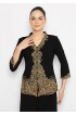Lyne Halim Kebaya Bordir Emas, 7397 - Hitam.